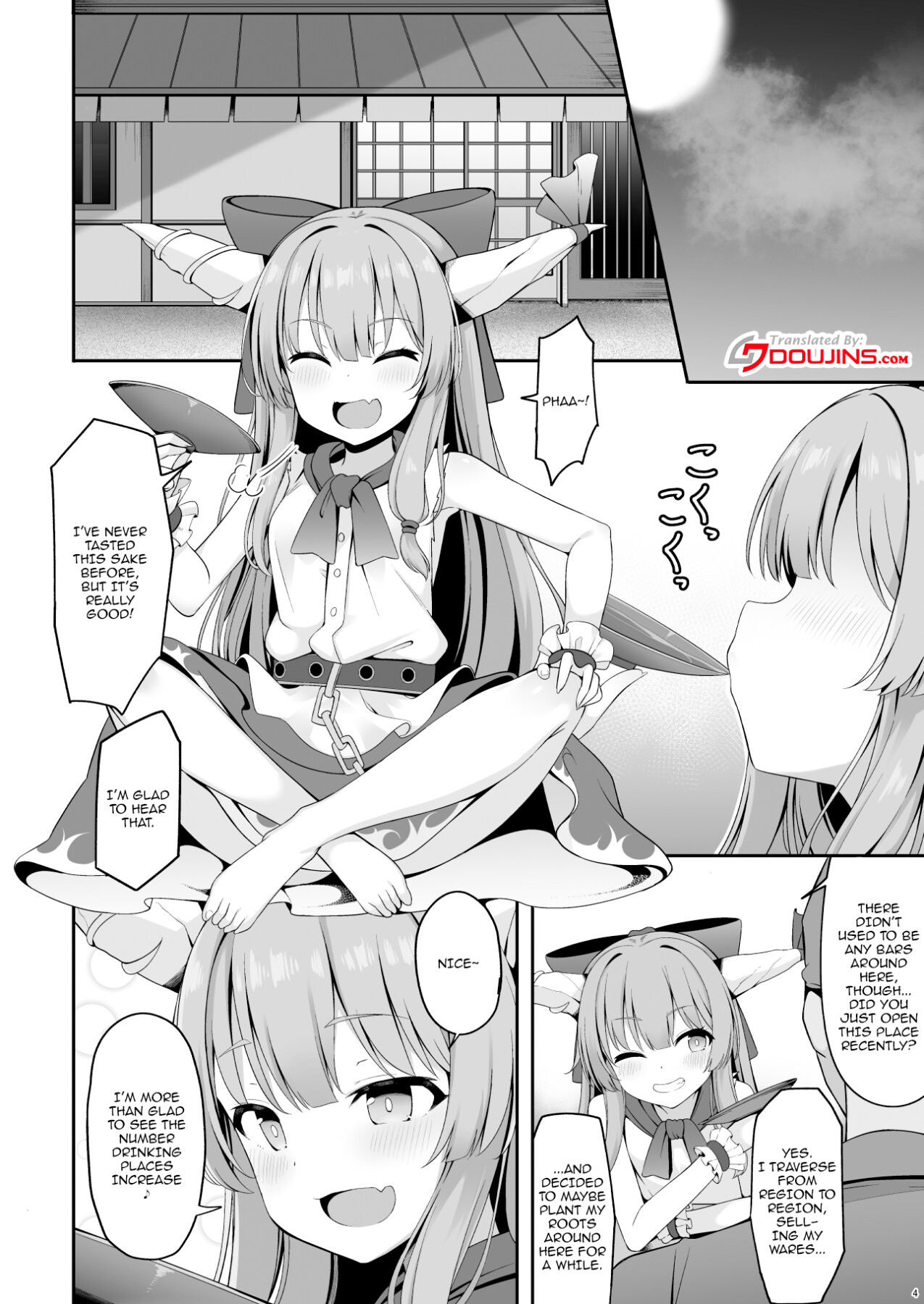 Hentai Manga Comic-There's No Way An Oni Like Suika Would Fall To Pleasure-Read-3